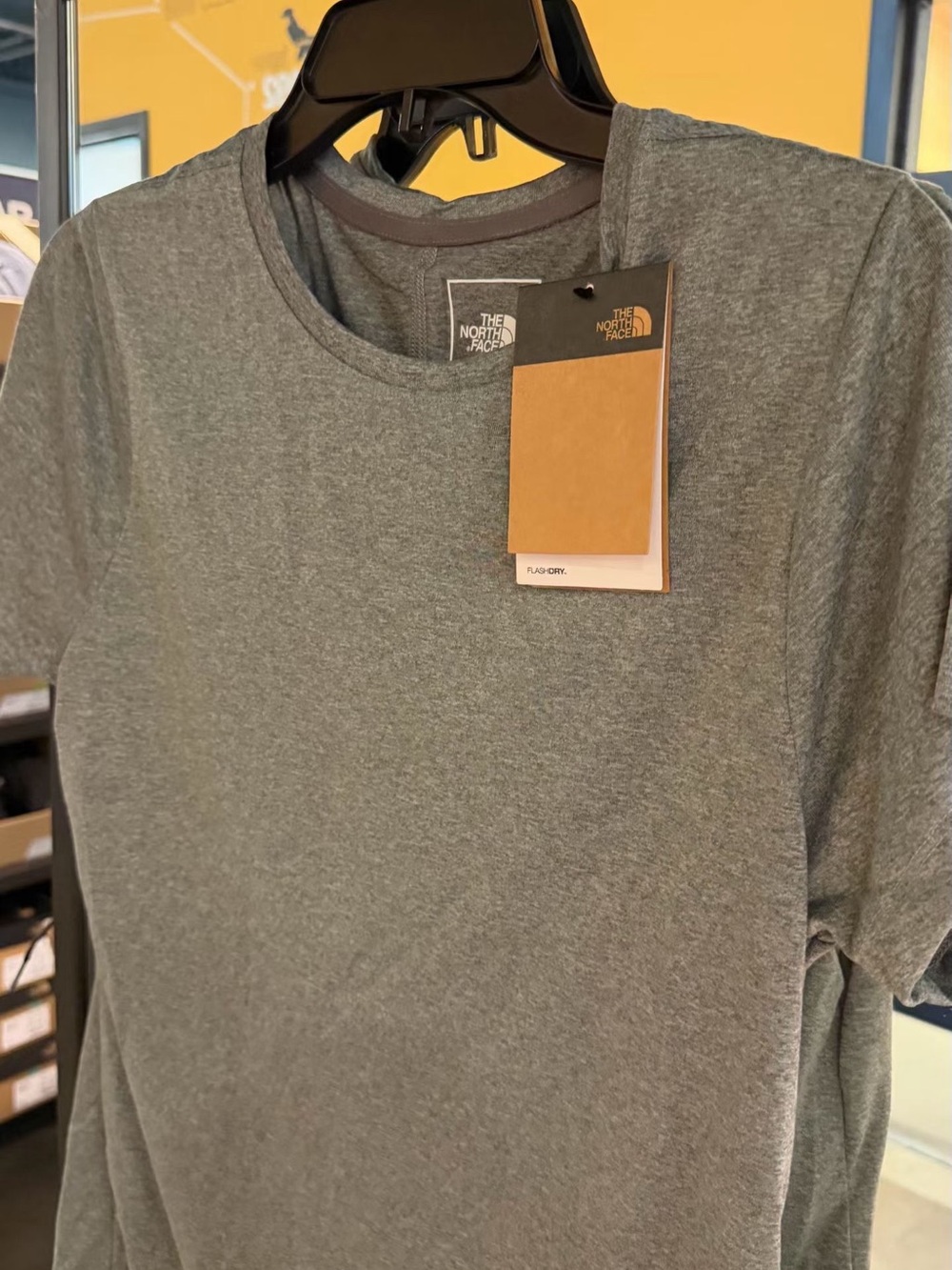 The North Face Gray Logo Short Sleeve Tee